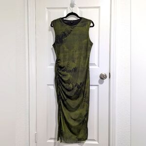 Allsaints Nora Colca Midi Dress US Size 8